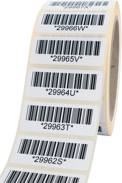 Barcodeetikett 50x20mm Code-39 mit Prüfziffer